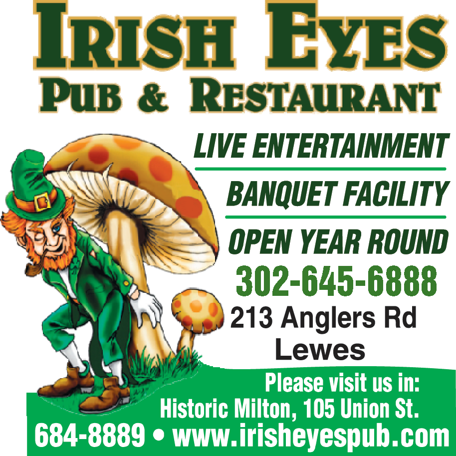 Irish Eyes Pub & Restaurant Print Ad
