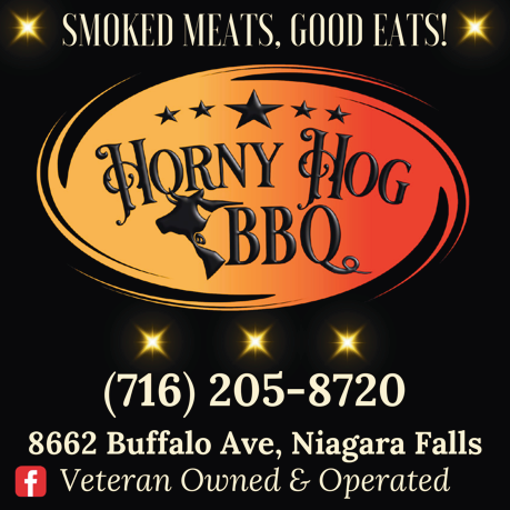 Horny Hog BBQ Print Ad