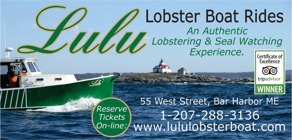 Lulu Lobster Boat Rides Print Ad