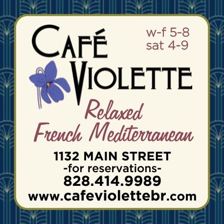 Cafe' Violette Print Ad
