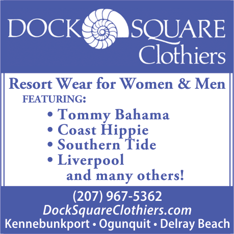 Dock Square Clothiers Print Ad