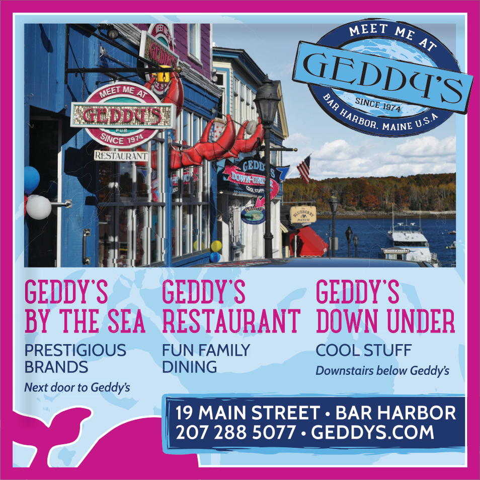 Geddy's Restaurant & Geddy's Down Under Print Ad