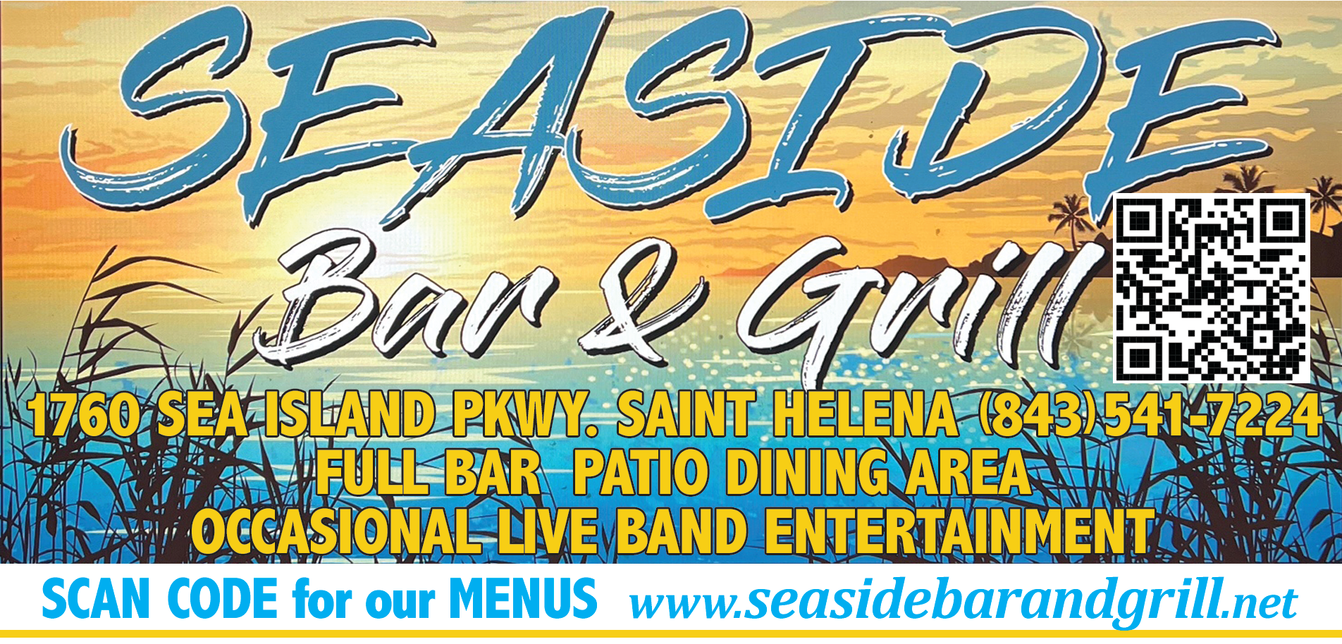 Seaside Bar and Grill Print Ad