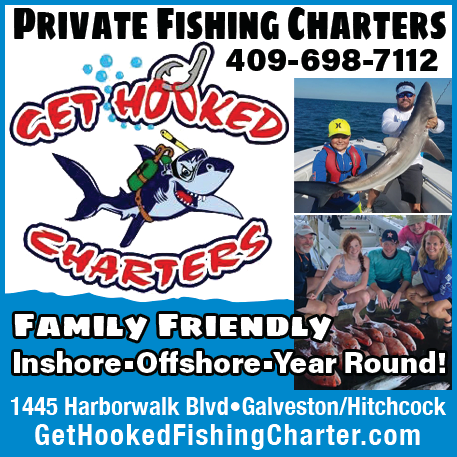 Get Hooked Fishing Charters Galveston Print Ad