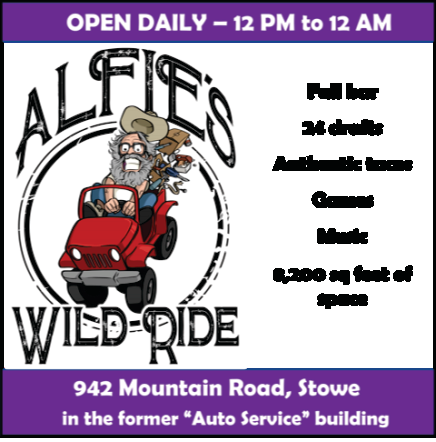 Alfie's Wild Ride Print Ad