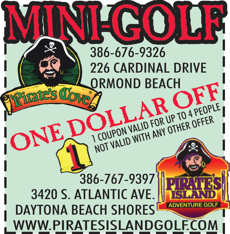 Pirate's Cove Mini-Golf Print Ad
