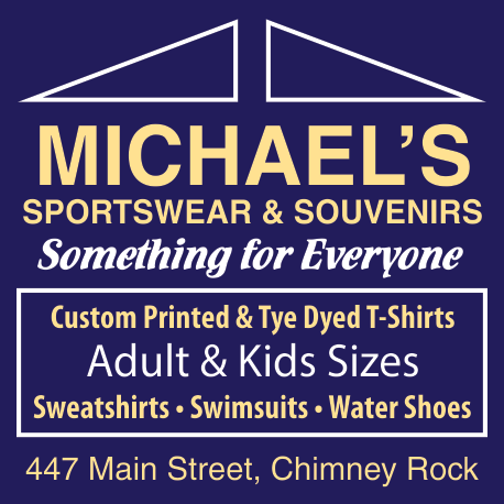 Michael's Sportswear & Souvenirs Print Ad
