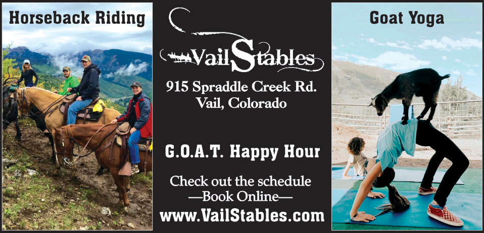 Vail Stables Print Ad