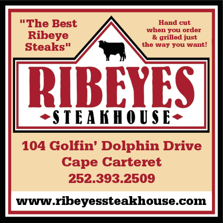 Ribeyes Steakhouse - Cape Carteret Print Ad