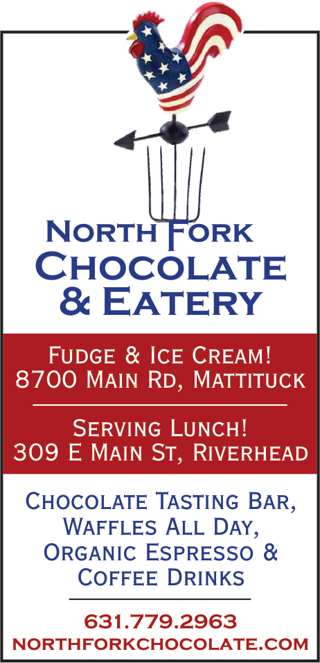 North Fork Chocolate & Ice Cream Boutique Print Ad