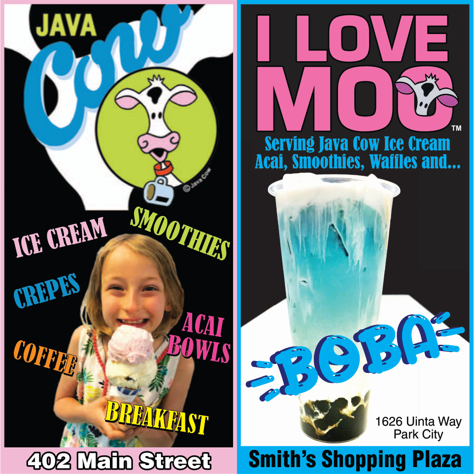 Java Cow Cafe/I Love Moo Print Ad