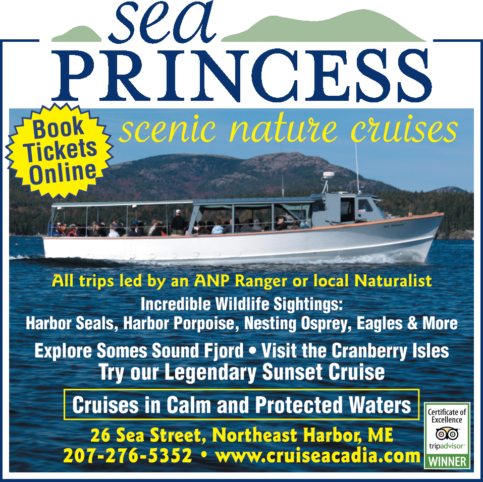 Sea Princess Scenic Nature Cruise Print Ad