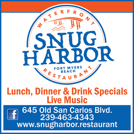 Snug Harbor Waterfront Restaurant Print Ad