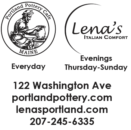 Portland Pottery Cafe & Lena's Italian Comfort Print Ad