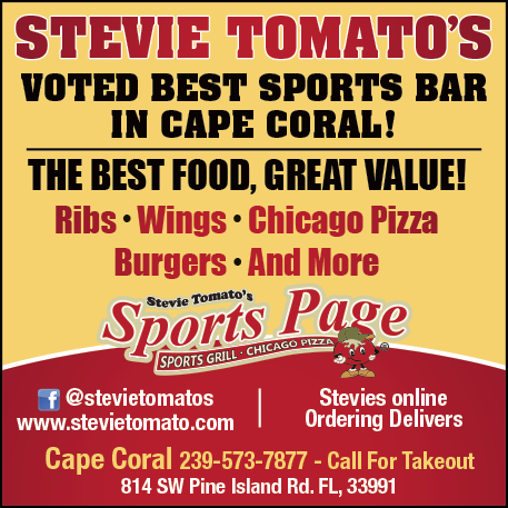Stevie Tomato's Sports Bar Print Ad