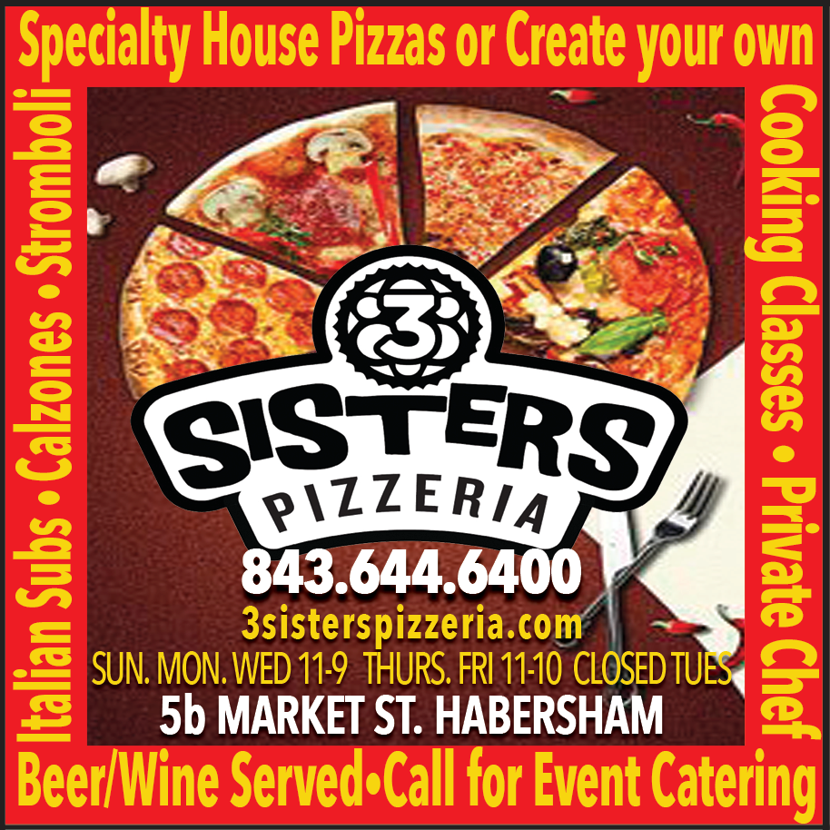 Three Sisters Pizzeria Print Ad