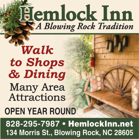 Hemlock Inn Print Ad
