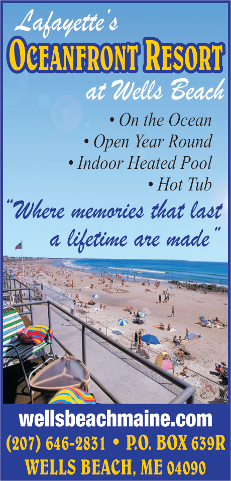Lafayette's Oceanfront Resort Print Ad