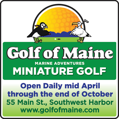 Golf of Maine Mini Golf Print Ad