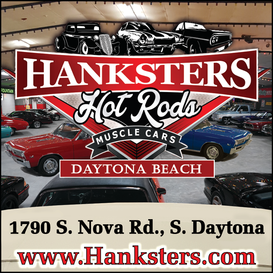Hanksters Hot Rods & Muscle Car Showroom Print Ad