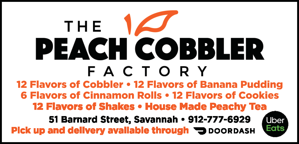 The Peach Cobbler Factory Print Ad