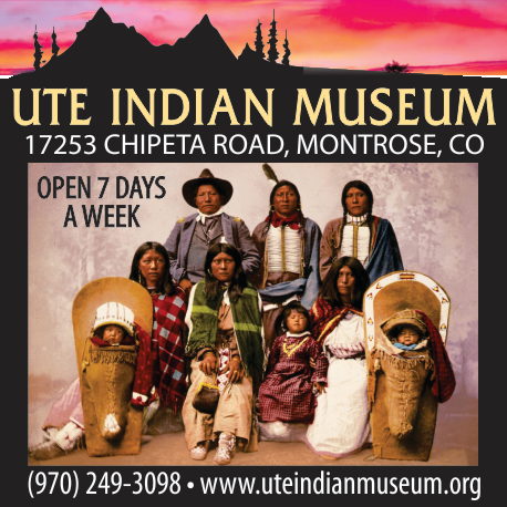 UTE INDIAN MUSEUM Print Ad