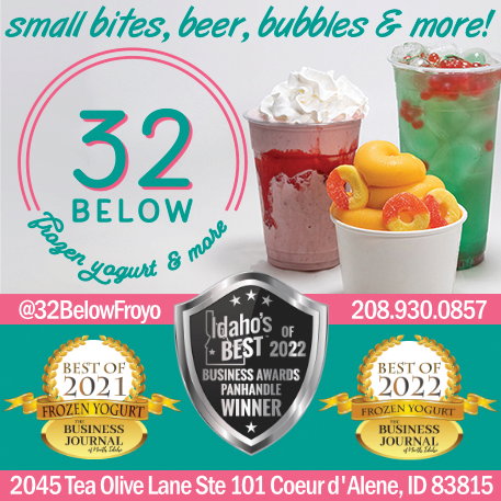 32 Below Frozen Yogurt & More Print Ad