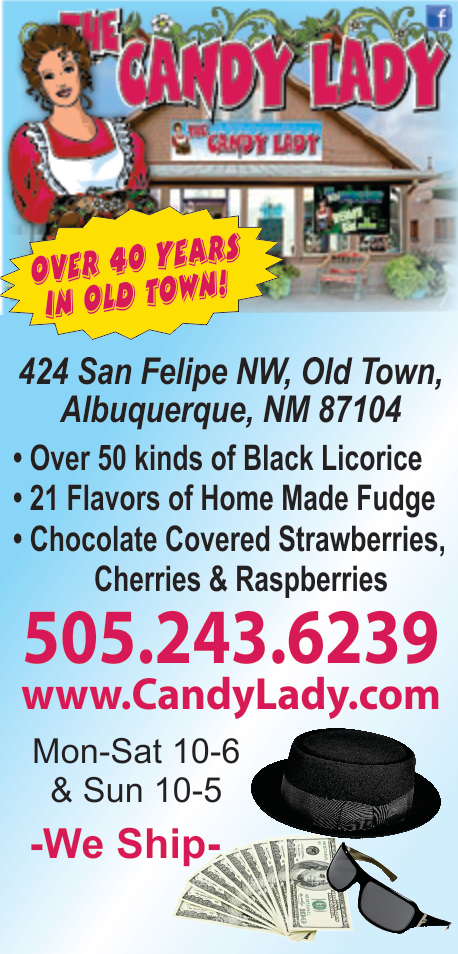The Candy Lady Print Ad