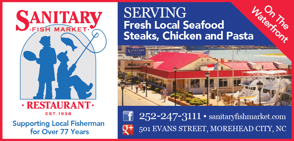 Sanitary Fish Market and Restaurant Print Ad