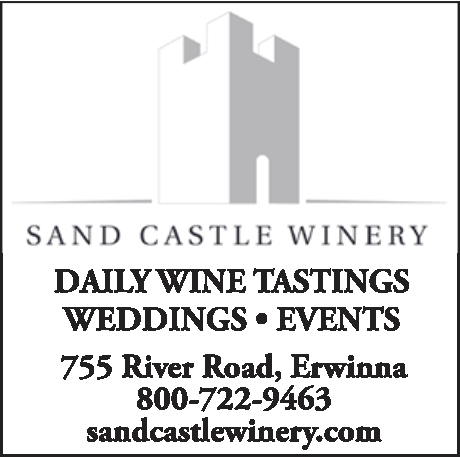 Sand Castle Winery Print Ad