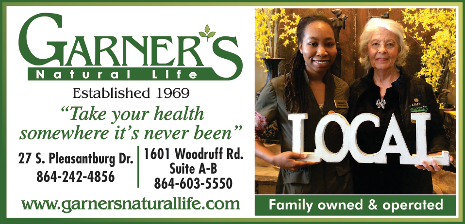 Garner's Natural Life Print Ad
