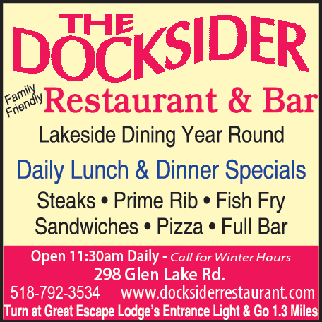 Docksider Restaurant & Bar Outside Deck Print Ad