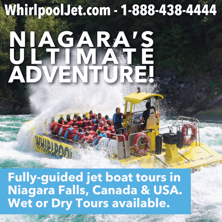 Whirlpool Jet Boat Tours Print Ad