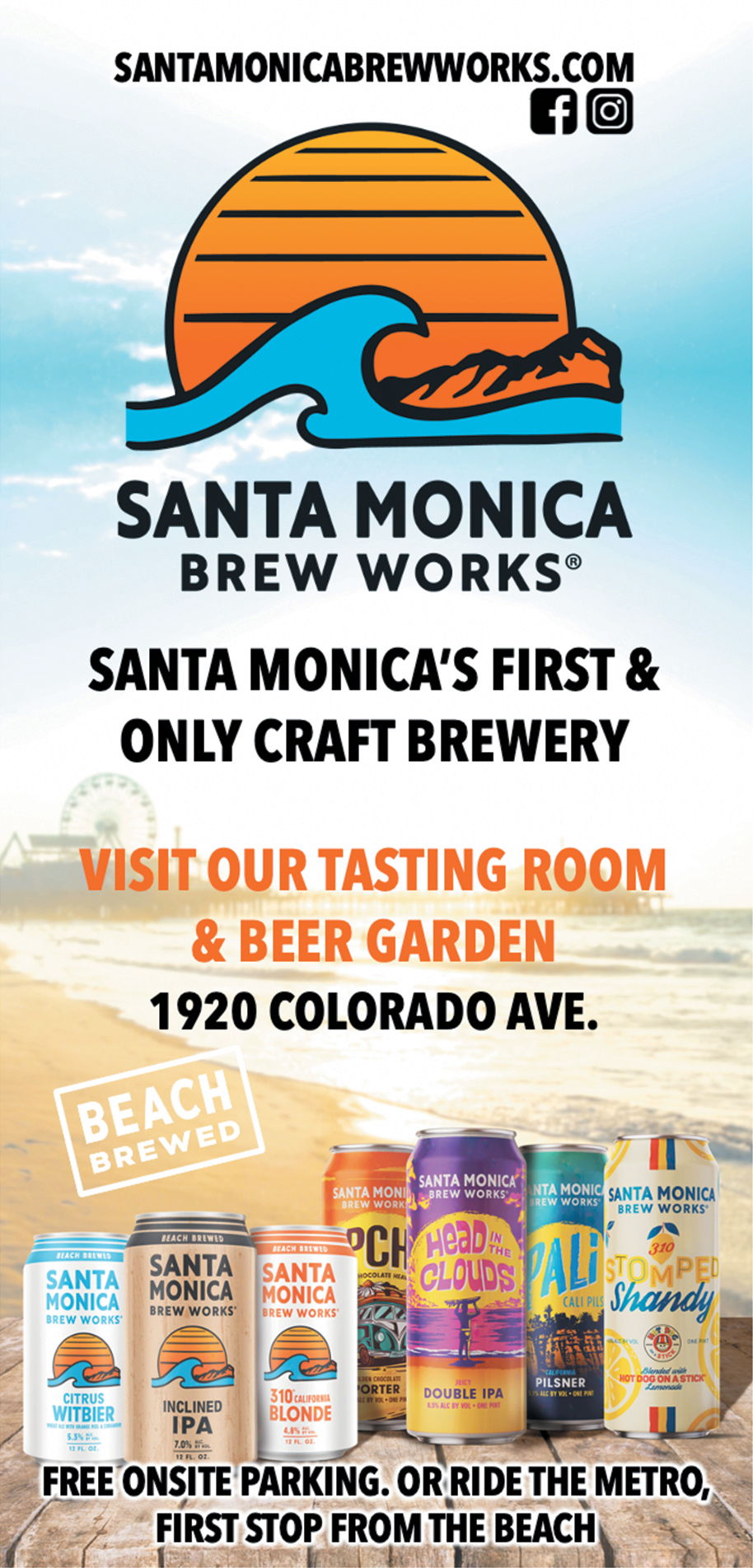 Santa Monica Brew Works Print Ad