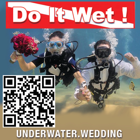 Underwater Wedding  Print Ad