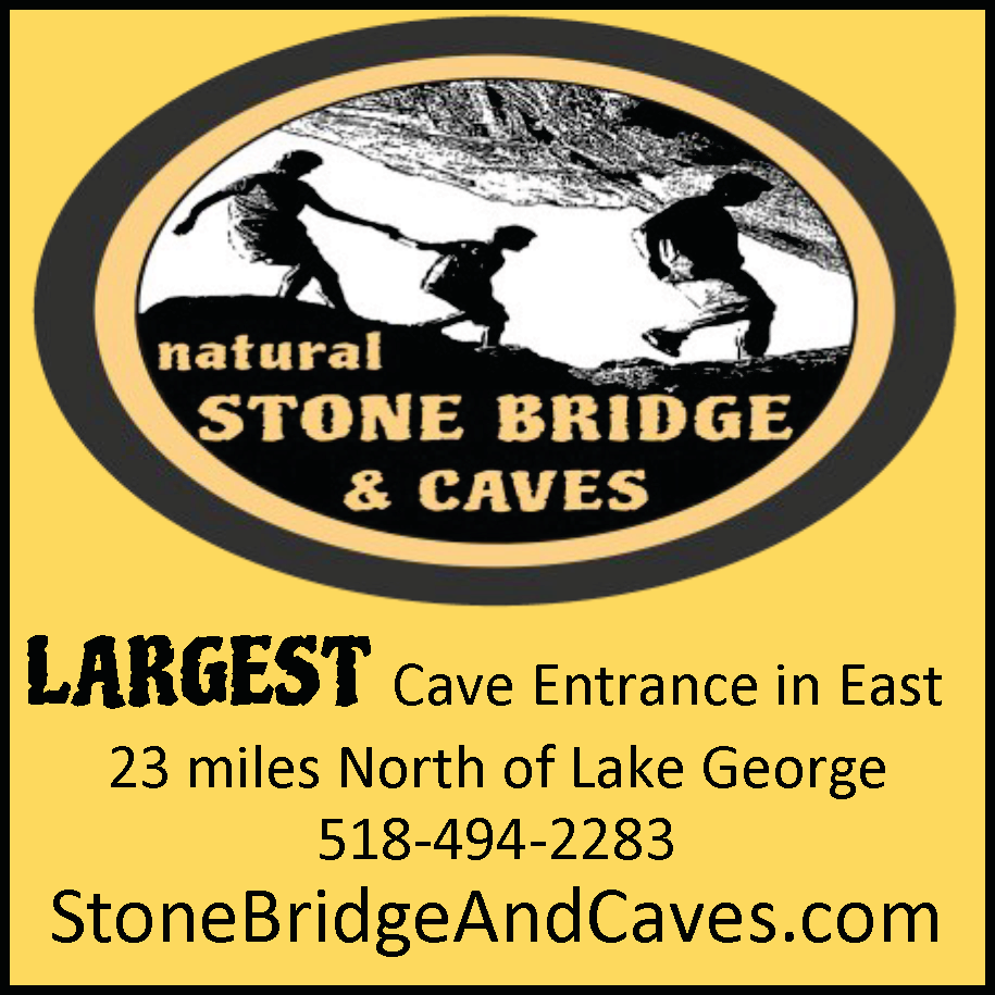 Natural Stone Bridge and Caves Print Ad