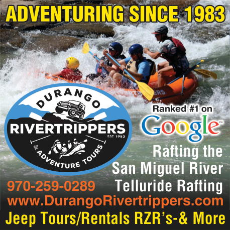 Durango Rivertrippers & Adventure Tours Print Ad