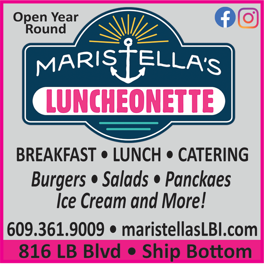 Maristella's Luncheonette Print Ad
