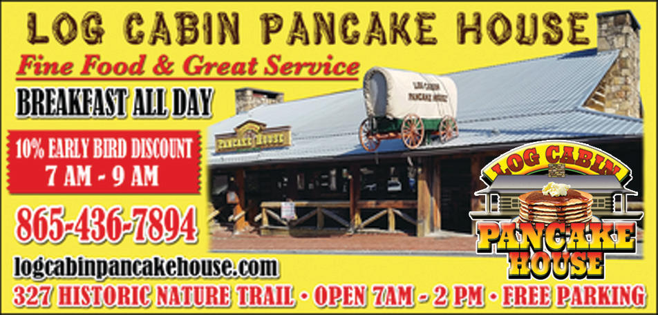 Log Cabin Pancake House Print Ad