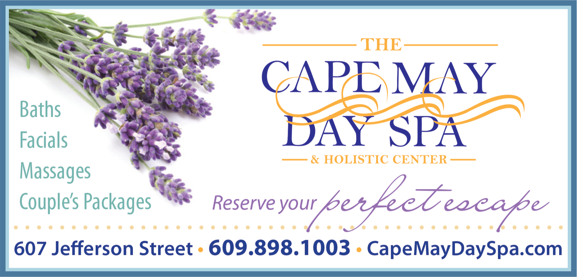 Cape May Day Spa Print Ad