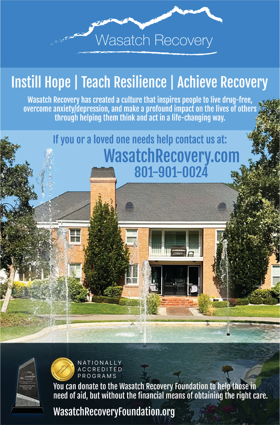 Wasatch Recovery Print Ad