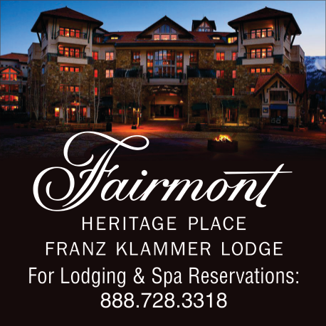 Fairmont Heritage Place, Franz Klammer Lodge Print Ad