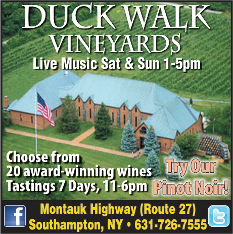 Duck Walk Vineyards Print Ad