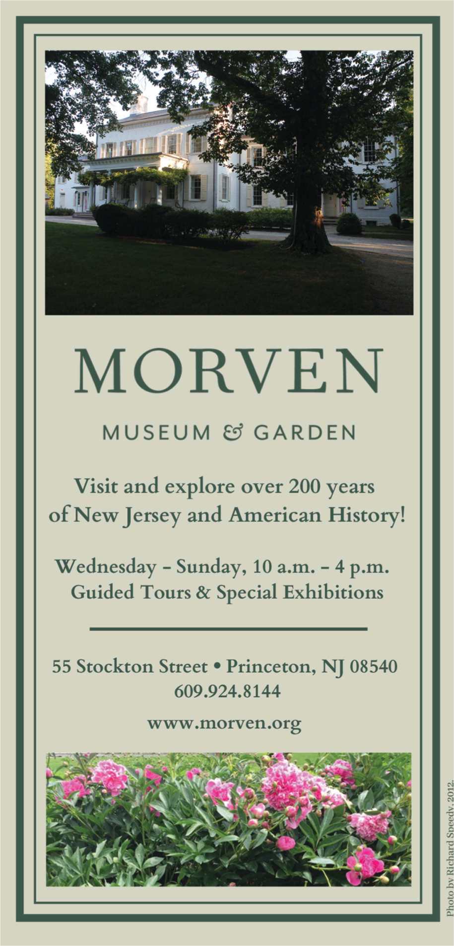 Morven Museum & Garden Print Ad