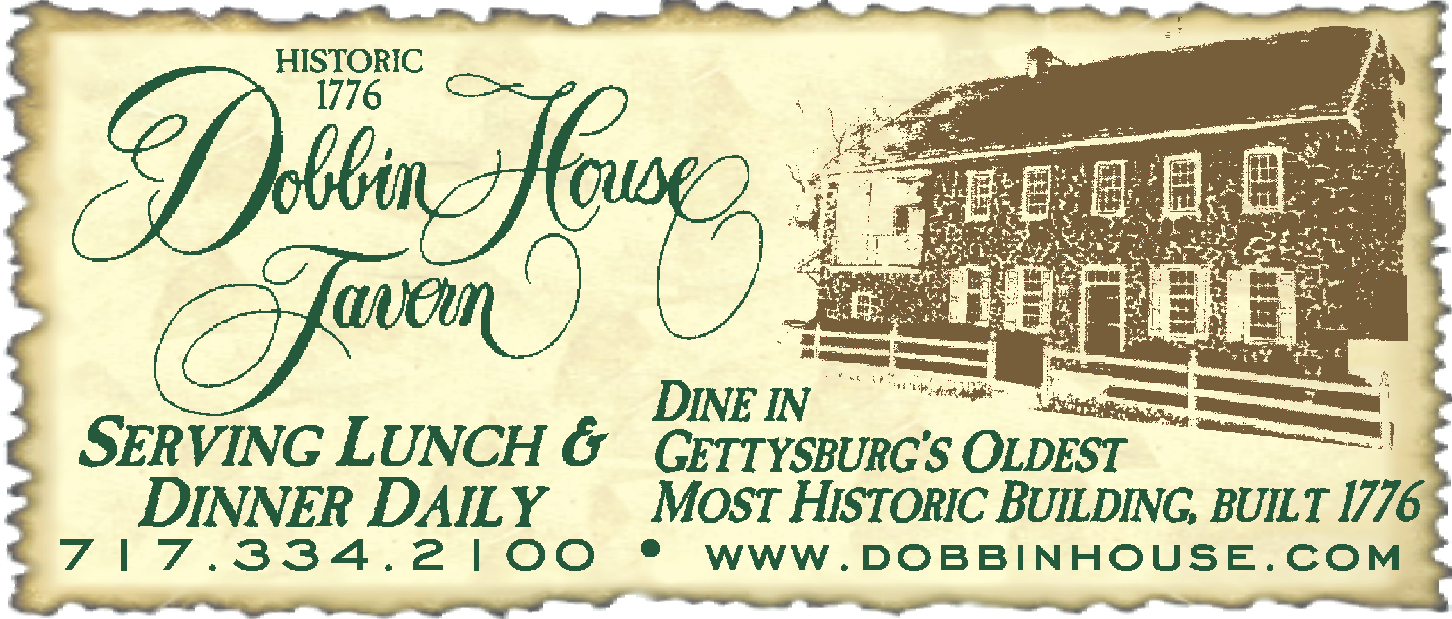 Dobbin House Tavern Print Ad