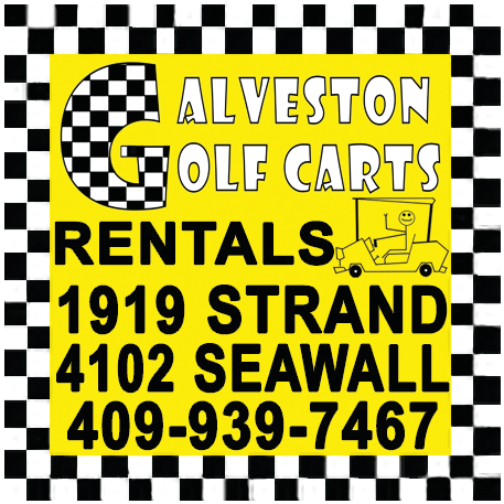 Galveston Golf Carts Print Ad
