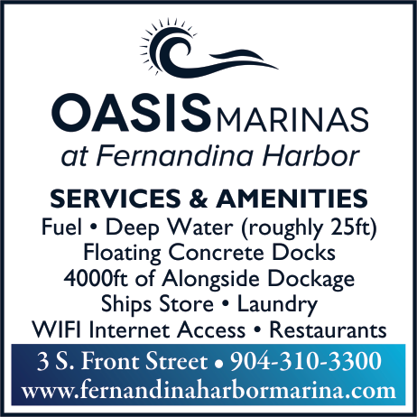 Oasis Marinas at Fernandina Beach Harbor Print Ad