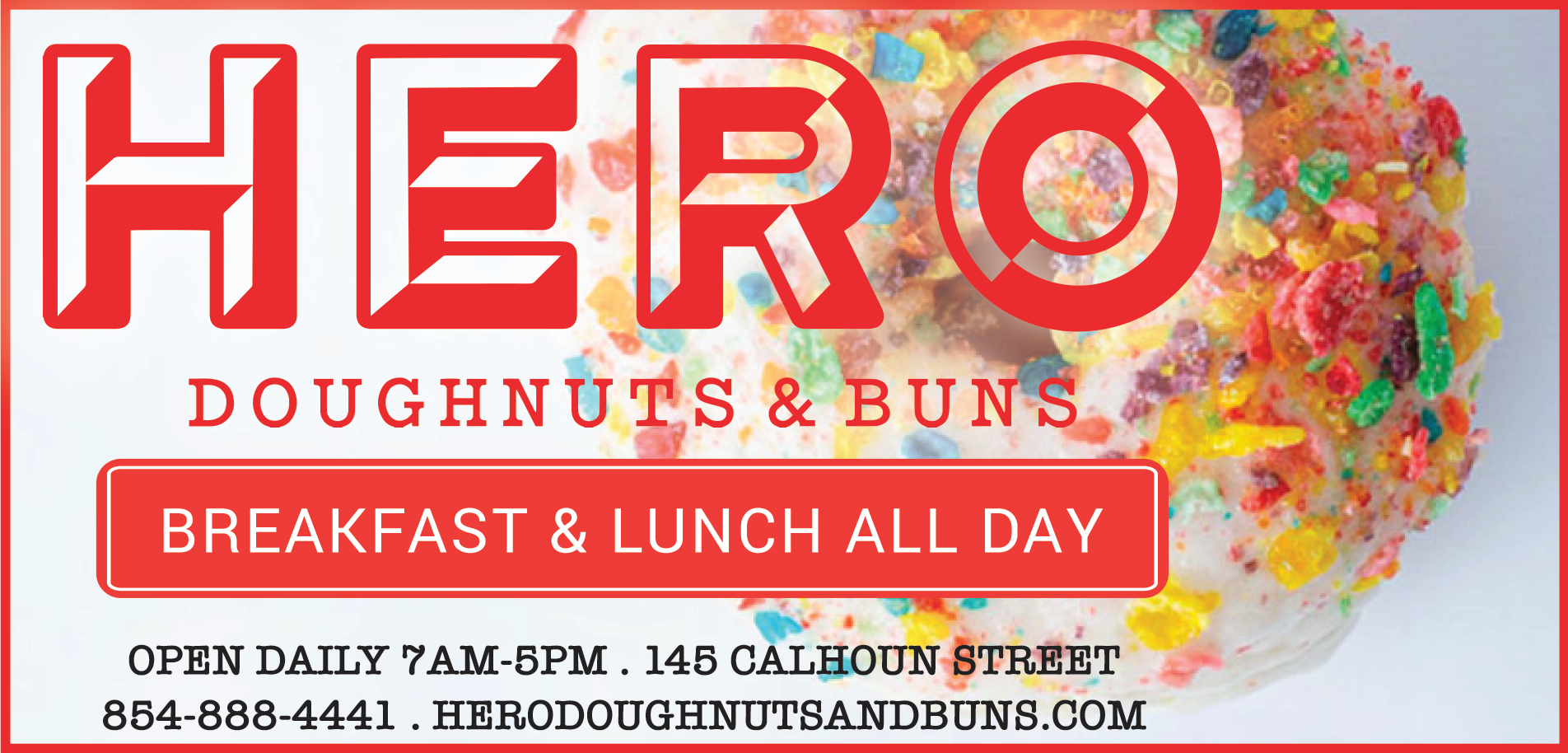 Hero Donuts & Buns Print Ad