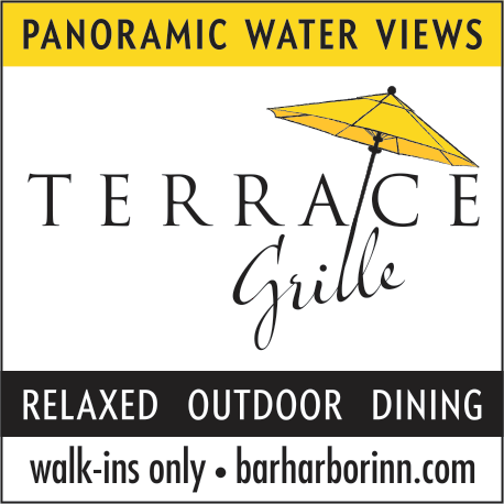 Terrace Grille at The Bar Harbor Inn & Spa Print Ad