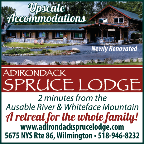 Adirondack Spruce Lodge Print Ad